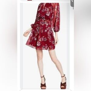 - Vince Camuto Floral Red Dress size M NWT